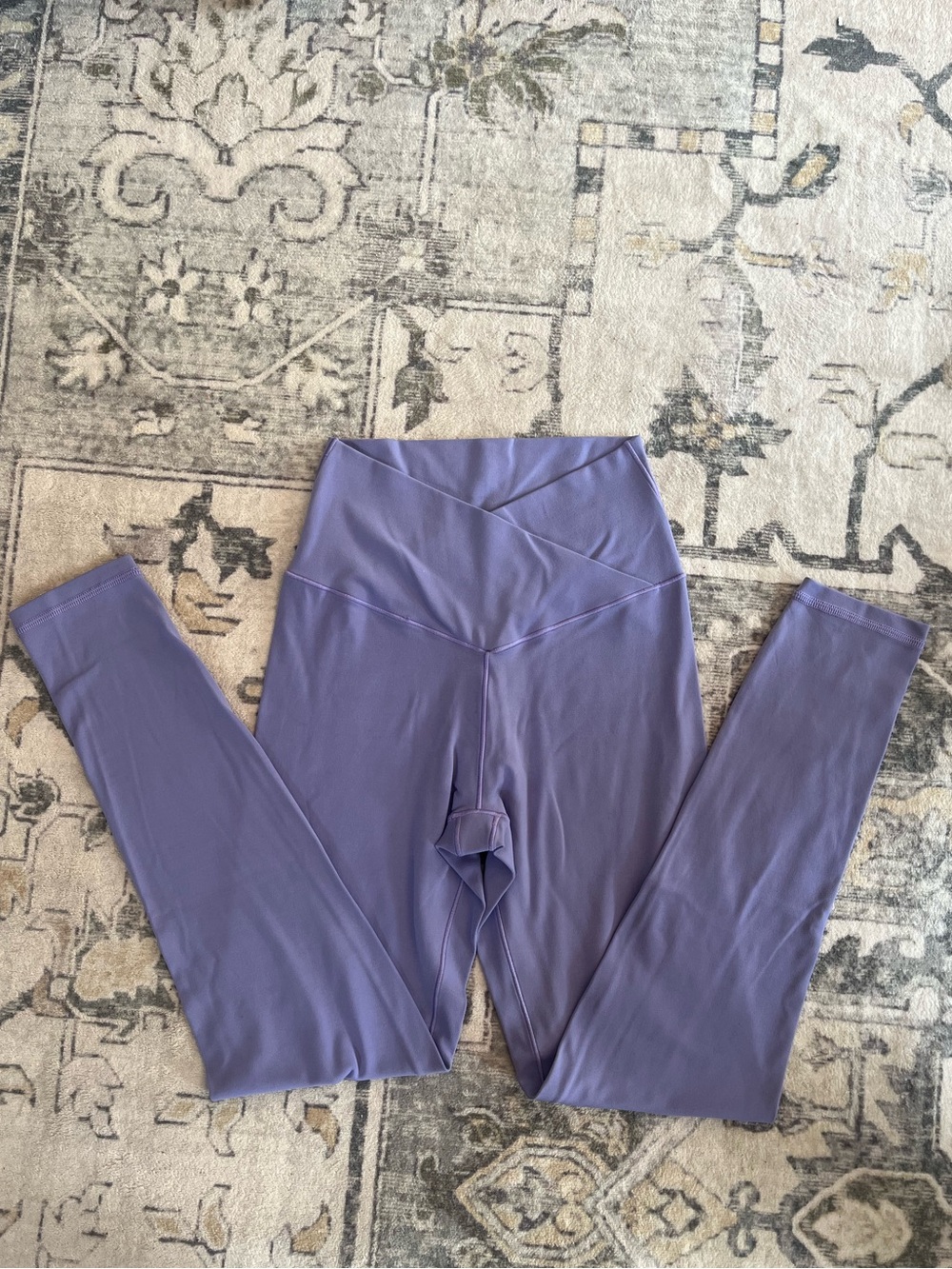 Aerie lilac soft criss-cross leggings